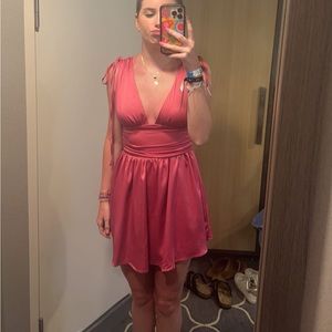 Cutest pink mini dress!